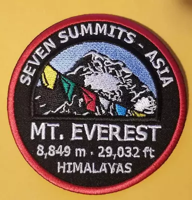 Seven Summits Asia Mt. Everest Himalayas Embroidered Patch Approx 3.25  • $7.68