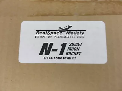 RealSpace Models Soviet Moon Rocket N-1 1/144 Scale RESIN Model Kit Sealed Parts • $349.92