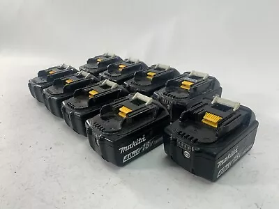 Makita BL1840B Set Of 9 18v Lithium Ion 4.0ah Battery Not Working For Parts • $119.99