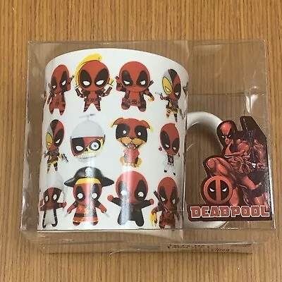 Marvel Deadpool Collage Mug 12 Oz. Microwave And Dishwasher Safe • $12.99