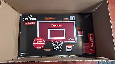 Supreme Spalding Mini Basketball Hoop New In Box • $170