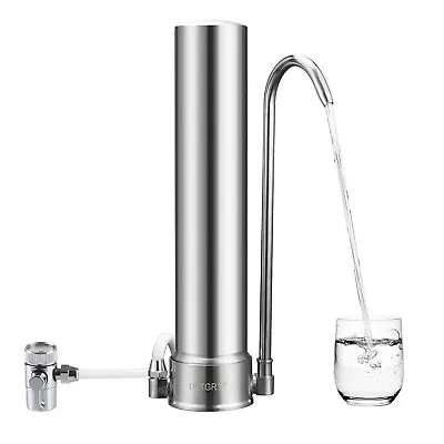 Countertop Water Filter System 8000 Gallons SUS304 Stainless Steel Faucet Water • £30