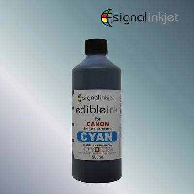 CYAN EDIBLE INK FOR CANON PRINTERS - 500ml • £18