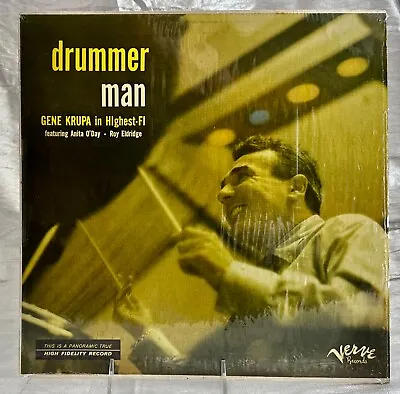 $9.99 • Buy LP: Gene Krupa W/ Anita O'Day, Roy Eldridge Drummer Man Gene Krupa In HIghest-FI