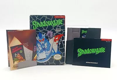 Shadowgate NES Kemco-Seika Game In Original Box + Instructions & Poster • $10.99