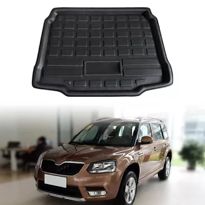 Boot Tray Cargo Liner Rear Trunk Floor Mat Carpet TrayFor Skoda Yeti 5L 2009 -17 • $37.78