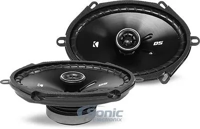 KICKER 400W 6  X 8  DS Series 2-Way Coaxial Car Stereo Speakers | 43DSC6804 • $79.99