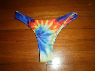 Zaful Pretty Sexy Cheeky Style Rainbow   Bikini Bottoms Size M  (6) Hot!!!! • $8.99