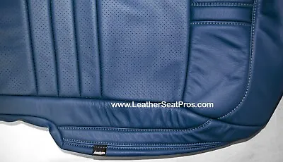 2021-22 Ford F-150 XLT SuperCrew SuperCab Leather Seat Covers Cobalt Blue Perf • $889.99