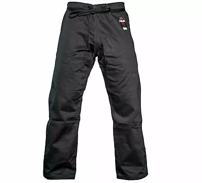 New Fuji Sports All Around Mens Brazilian Jiu Jitsu Jiu-Jitsu BJJ Black Gi Pants • $39.95