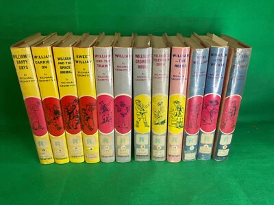 £68.50 • Buy 12 X William Crompton Richmal Space Animal Television Show  Tramp ... Ex Lib DJ