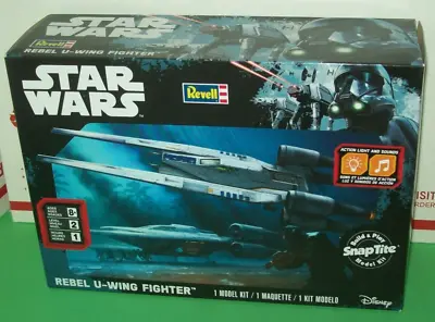 Revell Star Wars Rebel U-Wing Fighter Ship Snap Tite Model Kit 2016 Sealed • $30.09