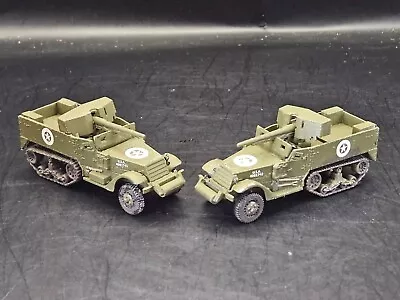 Lot Of 2 - 1/72 Scale M3 75MM  GMC T12 Half Track - Motor Gun Carrage • $29.99