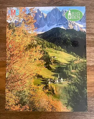 Geislerspitzen Mountains Italy Milton Bradley Vintage Puzzle 1000 Pieces 4962-7 • $18.99