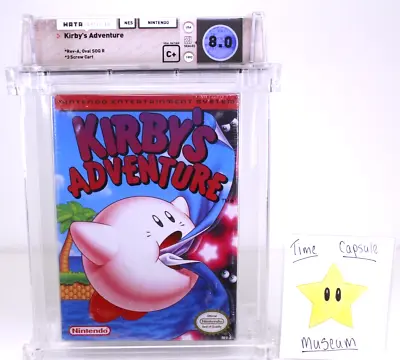 Kirby's Adventure Nintendo NES New Sealed USA Release NTSC WATA Grade 8.0 C+ NIB • $338.30