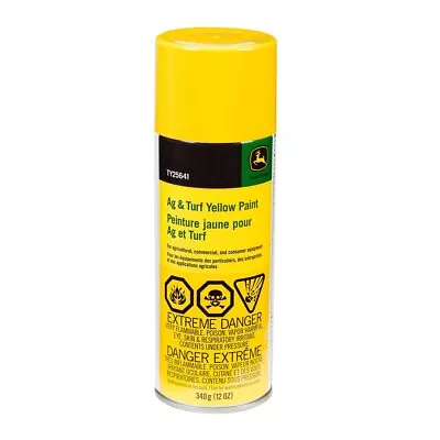 John Deere Ag & Turf Yellow Aerosol Spray Paint 12 Oz TY25641 • $24.59