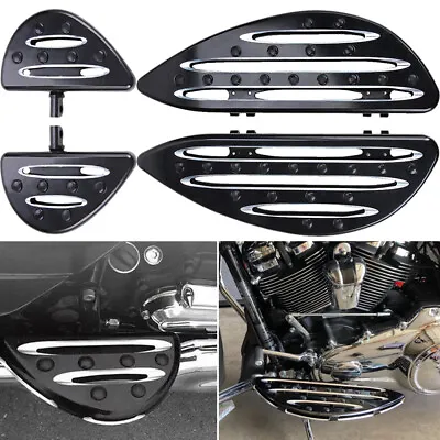 $44.54 • Buy Driver Passenger Floorboards Floor Boards/Foot Pegs Fit For Harley Electra Glide