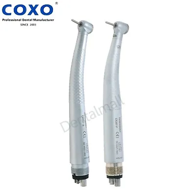 COXO Dental Ultra Mini Head High Speed LED Handpiece Air Turbine M4 4 Holes • $161.49