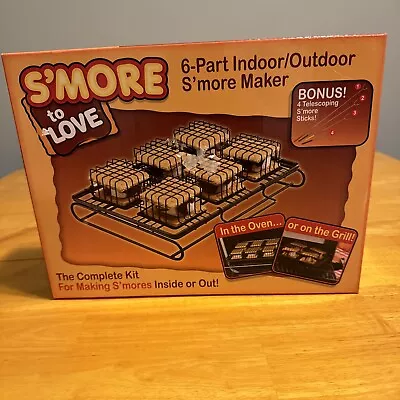 Smores 6 Part Indoor/Outdoor Smore Maker Camping Equipment NEW Sticker-Sealed • $9.25
