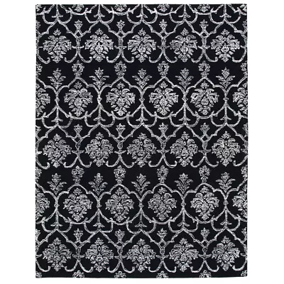 SAFAVIEH Metro MET996Z Handmade Black / Ivory Rug • $74.99