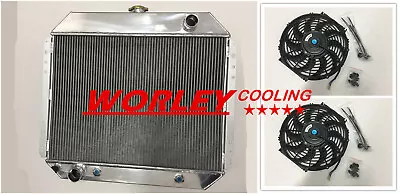 3Row Aluminum Radiator+fans For 1968-1979 FORD F-100 PICKUP F 100 69 70 71 72 73 • $285