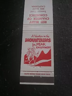 Vintage Matchbook C12 Collectible Ephemera Red Bluff California Chamber Commerce • $31.99