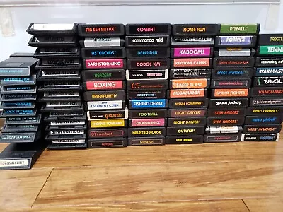 Atari 2600 Game Lot Part 2 - Clean Tested Combine S&H W My Other Atari Lot • $5.49