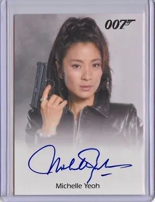 2017 James Bond Archives Final Edition MICHELLE YEOH Full Bleed Autograph • $239.95