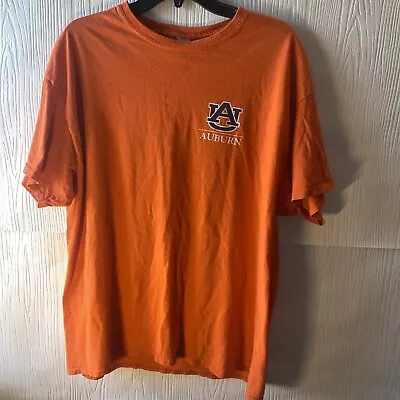 Auburn Tigers T-Shirt Mens XL Orange NCAA Football  Gildan Hunting Ducks • $7.20