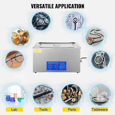 Ultrasonic Cleaner 30L Heater Timer  Digital Industrial Bath • $649.99