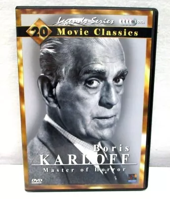 Boris Karloff The Legends Series 20 Classic Movies DVD Master Of Horror  • $11.99