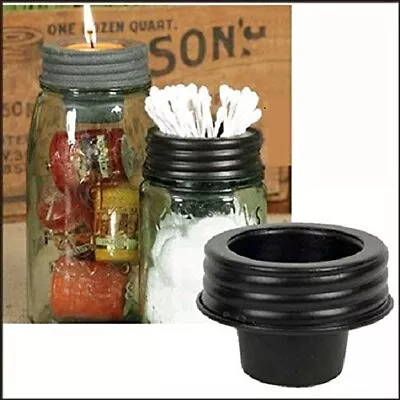 Mason Jar Tapered Cup Lid - Rustic Brown • $19.15