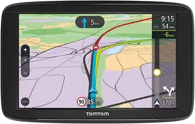 TomTom Via 62 Sat Nav Large 6'' Screen UK & Europe Lifetime Maps Traffic Updates • £89.99