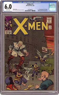 Uncanny X-Men #11 CGC 6.0 1965 3937999025 1st App. The Stranger • $435
