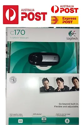 Logitech Webcam C170 Pro USB 2.0 High-Resolution PC Camera WIth Mic • $24.99