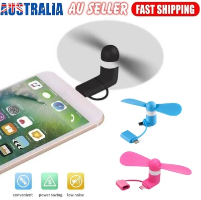 $8.99 • Buy Mini USB Fan Silent Cooling Portable Flexible Detachable For MobileTablet Laptop