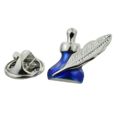 Blue Ink With Quill Pen Lapel Pin Badge X2AJTP1000 • £4.99