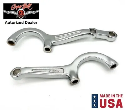 Super Bell Chrome Forged Dropped Steering Arm Set For 1928-1934 Ford • $187.99