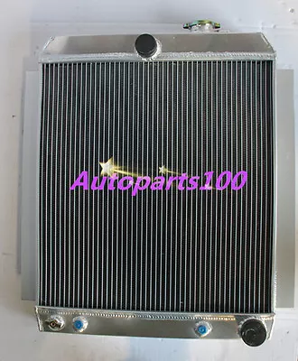 3 ROW ALUMINUM RADIATOR For 1955-1959 CHEVY PICK UP TRUCK V8 55 56 57 58 59 • $275