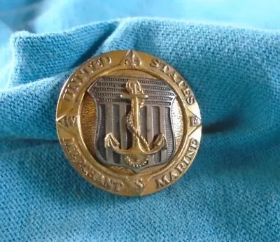 US Merchant Marine Pin Sterling Made By AE CO • $28.99