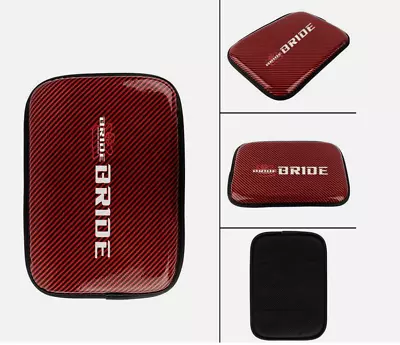 Car Center Console Armrest Cushion Pad Cover For Bride Red Carbon For Mazda • $34.99