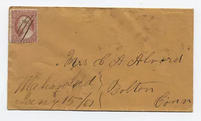 1861 Mahon IN #26 Cover Manuscript Postmark 1853-67 DPO [h.4480] • $34.99