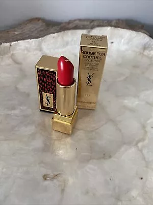 Ysl Rouge Pur Couture Collector Iconic Lipstick Satin Finish 137 Wildy Bordeaux • £23