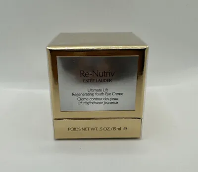 Estee Lauder Re-Nutriv Ultimate Lift Regenerating Youth Eye Creme - 0.5oz - NIB • $49.99