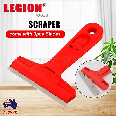 $18.90 • Buy Glass Scraper 3PCS Blade Window Surface Gasket Paint Remover Cleaner Tool