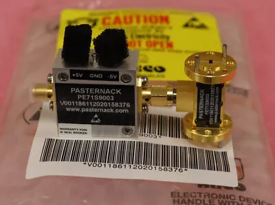 $495 • Buy Pasternack PE71S9003 SPST PIN Diode Waveguide Switch WR10 75-110GHz NEW Qty Ava