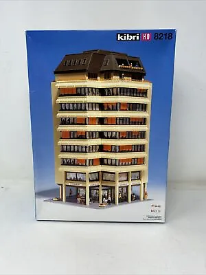 Kibri 8218 38218 HO Kit Of High-rise Bldg W Shopping Center Penthouse Flat W Box • $60