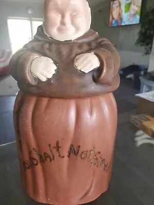 Vintage “Thou Shalt Not Steal  12  Monk Friar Cookie Jar • $26.94