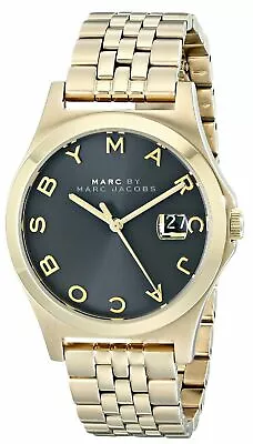 NEW Marc By Marc Jacobs MBM3315 The Slim Watch Gold Tone Stainless Unisex SALE • $115.99