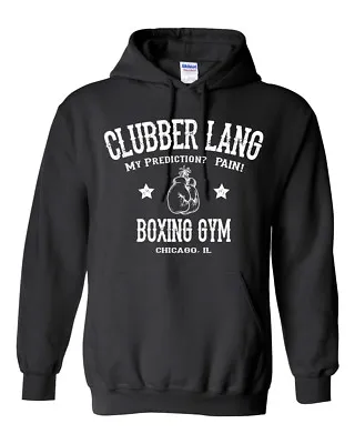 $23.95 • Buy CLUBBER LANG Gym HOODIE - Rocky Balboa Boxing 80's Movie